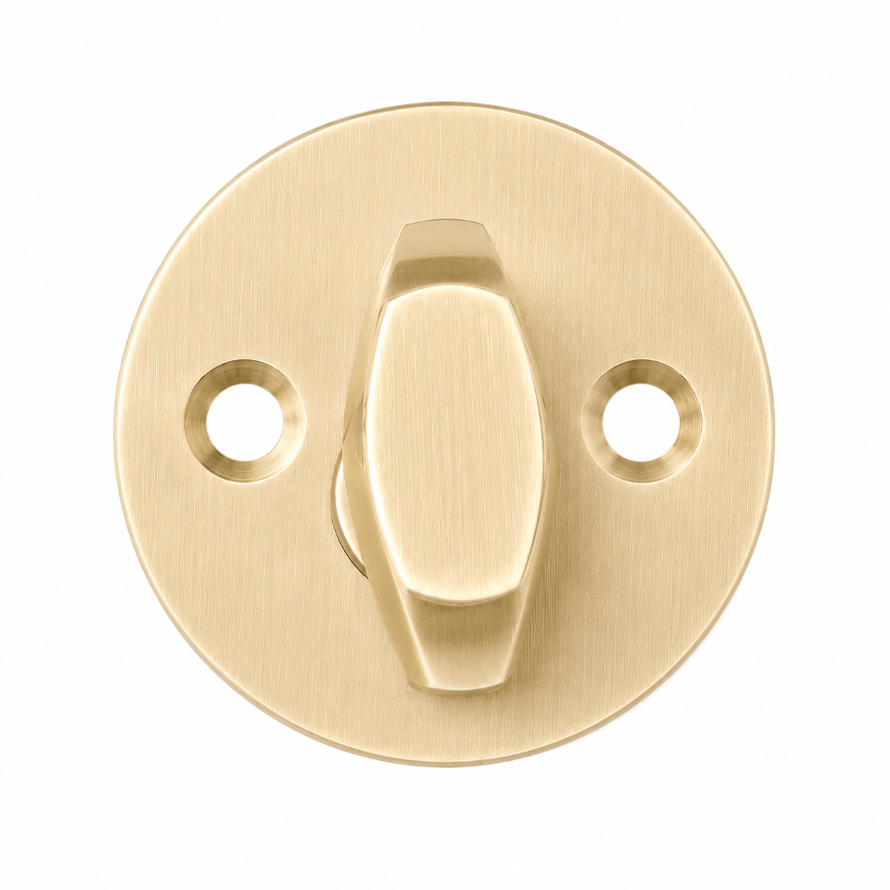 AW Design | Vriderlås til hoveddør i Børstet Messing uden Lak Ø 50 mm (C/C 30 mm) Et Al KC-231560 FINICC