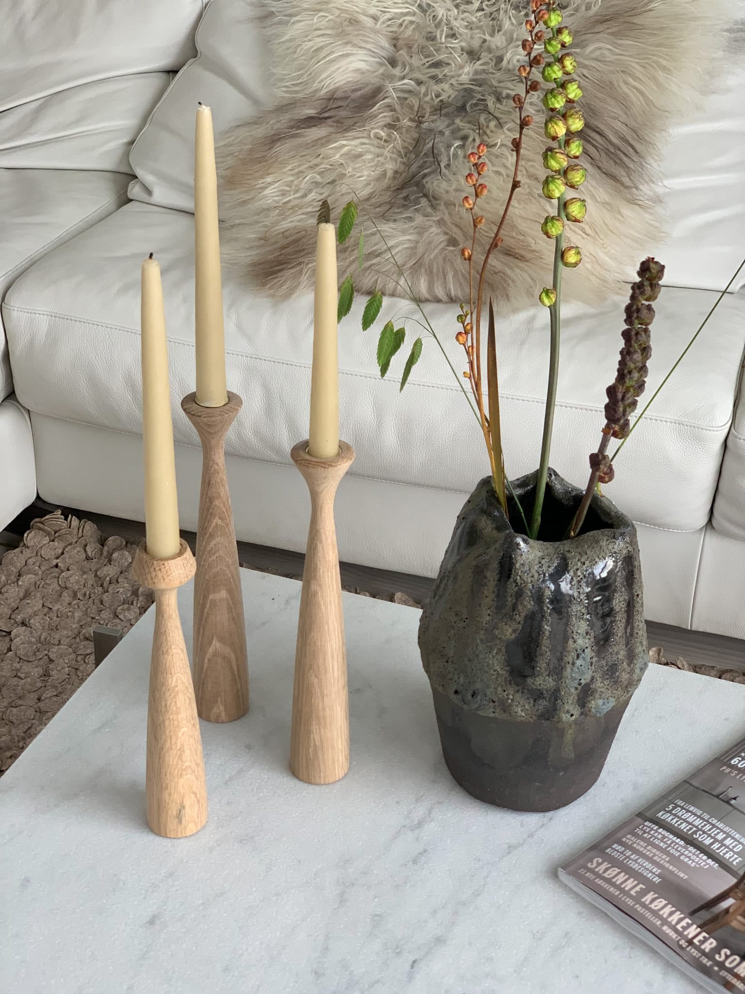 Blossom | Stearinlys i Eg - Selvslukkende Applicata APP-BC18 FINICC