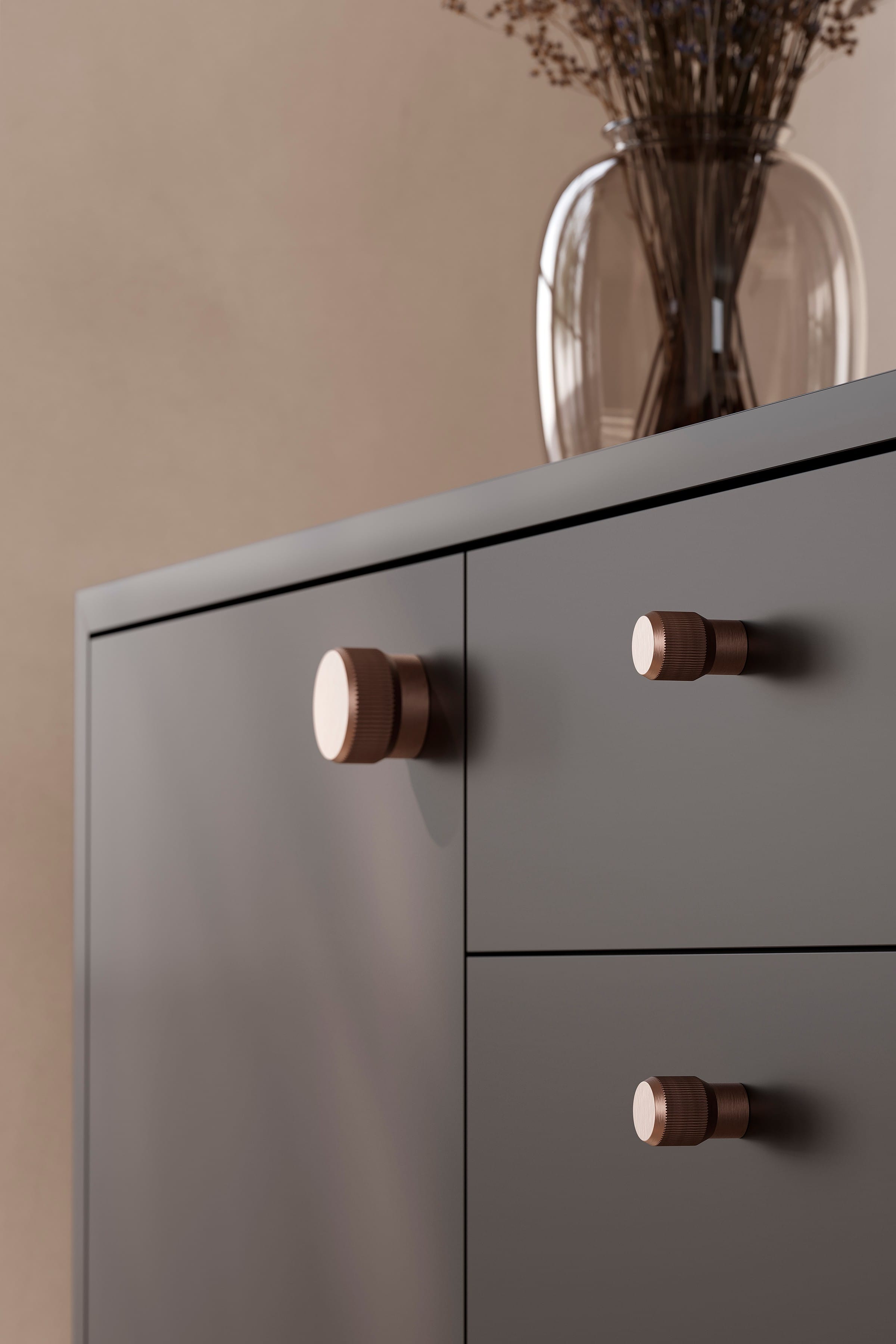 Brooklyn | Knop i Bronze finish Ø 20 mm Viefe VF-0676020L619 FINICC