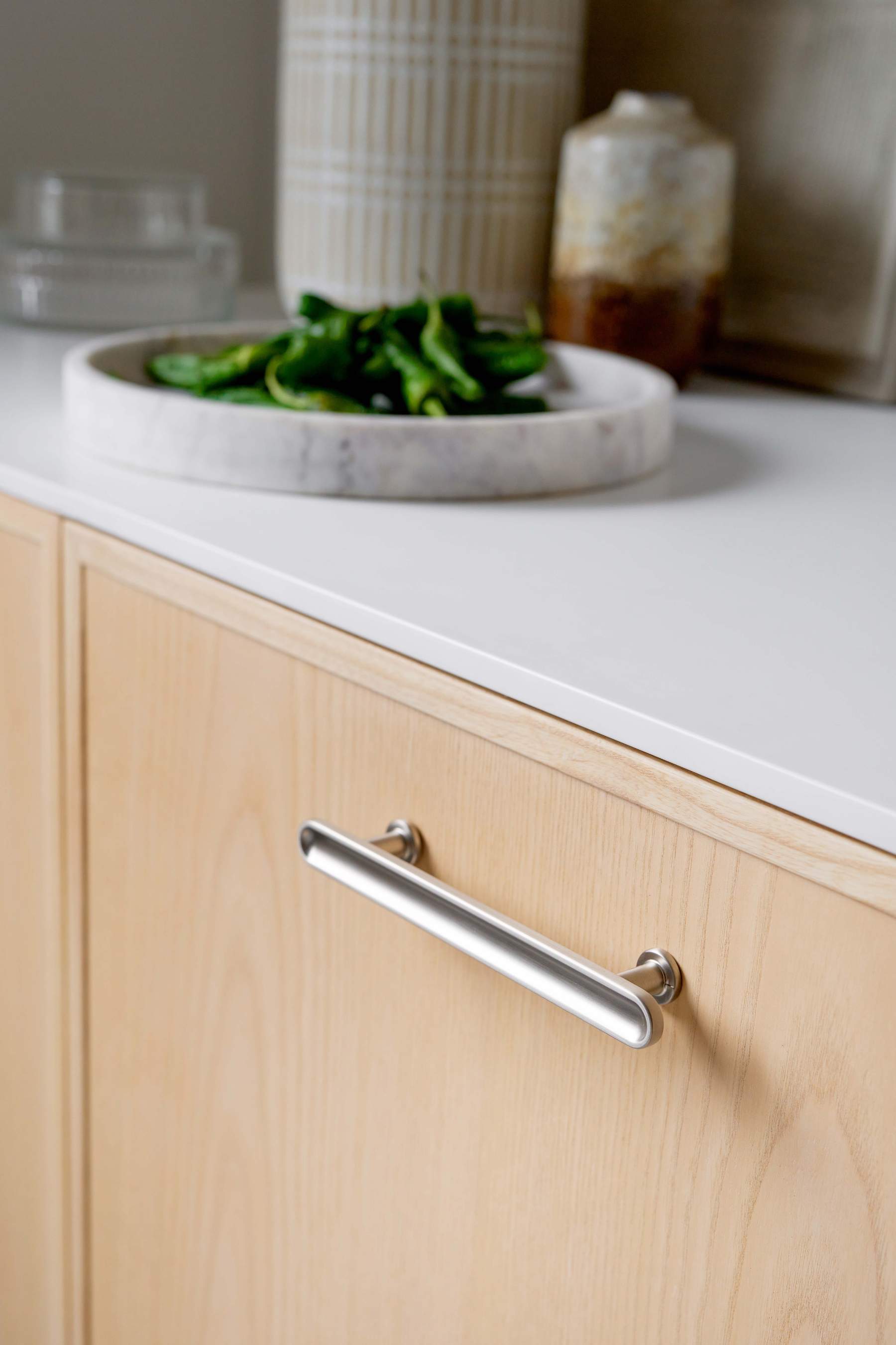Chateau | Greb i Rustfrit Stål Finish L 180 mm (C/C 128 mm) Furnipart FP-555320128-66 FINICC