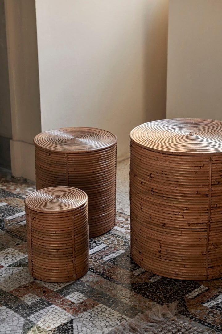 Column Storage - Set of 3 - Natural Stained ferm LIVING FL-1104267460 FINICC