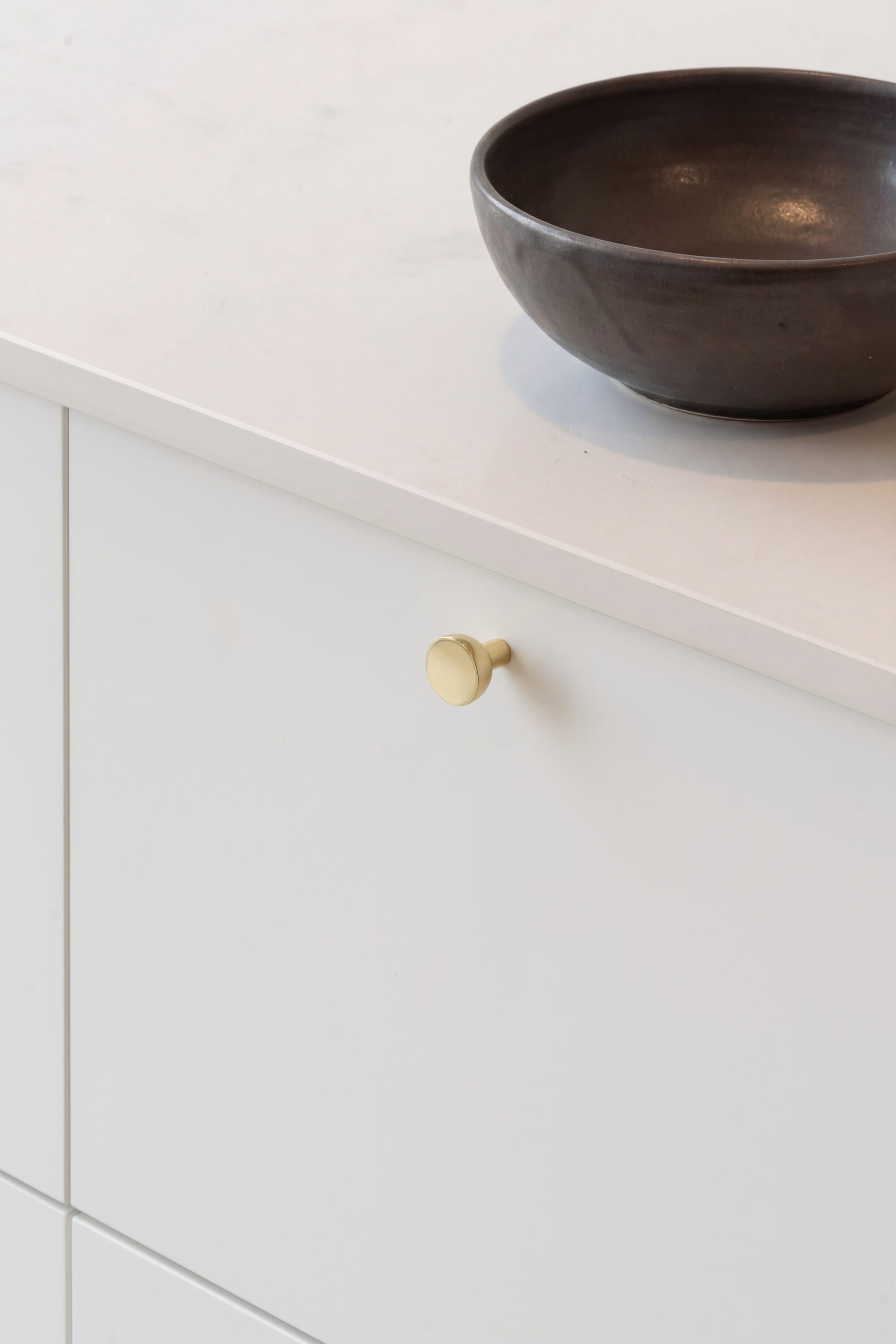 Copenhagen | Knop i Blank Messing med Lak Ø 25 mm x D 25 mm Beslag Design BD-304427-11 FINICC