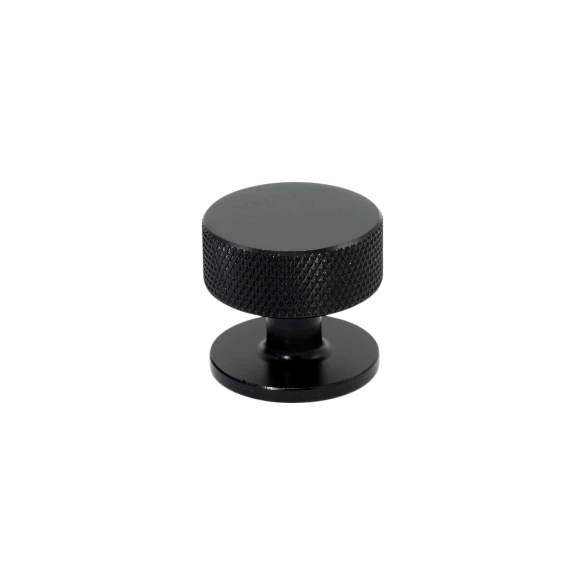 Crest | Knop i Mat Sort Ø 32 mm x D 28 mm Beslag Design BD-309140-11 FINICC