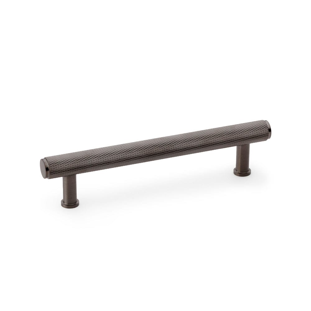 Crispin Knurled | Greb i Dark Bronze L 166 mm (C/C 128 mm) Alexander & Wilks AW809-128-DBZPVD FINICC