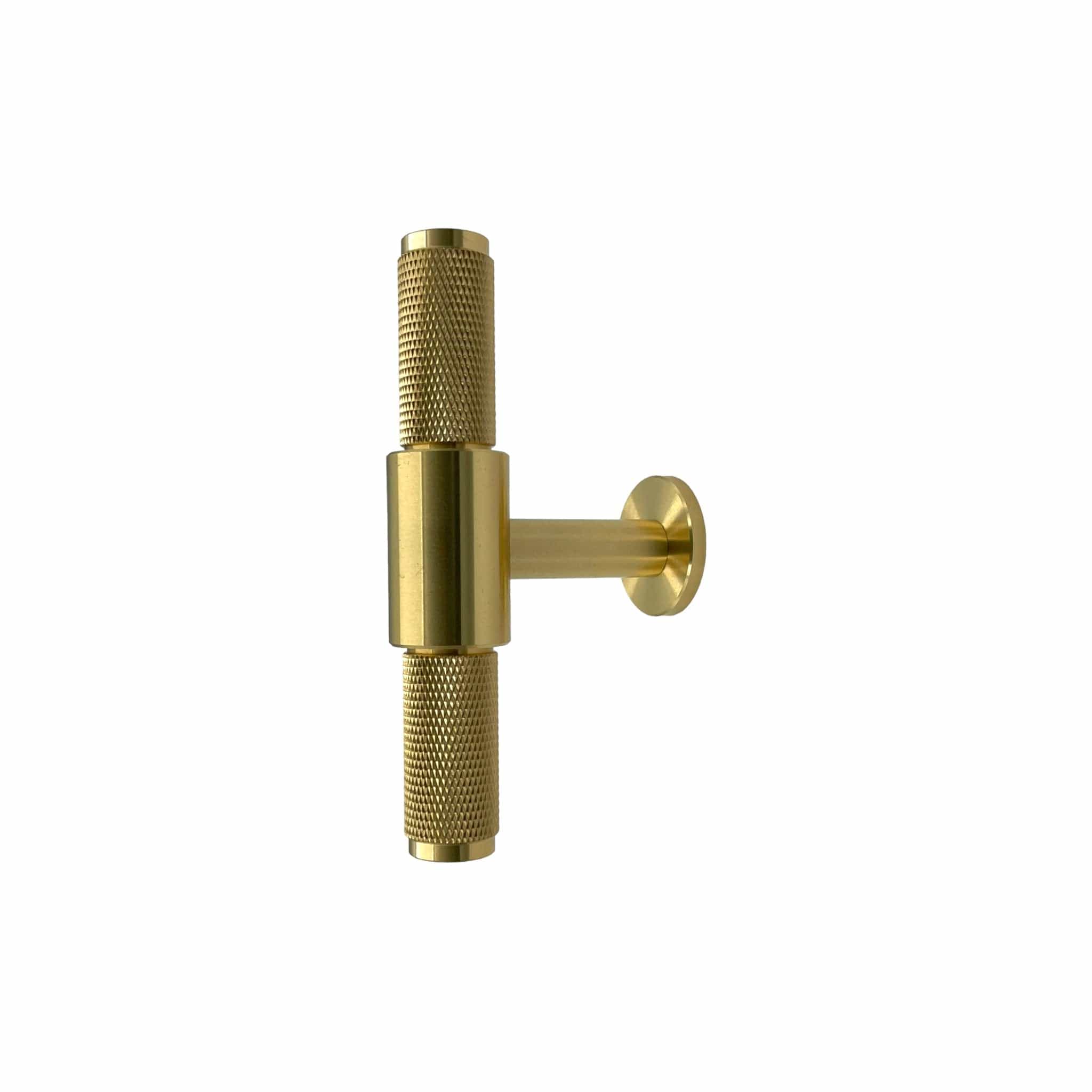 Cross T-Bar | Greb/Knop i Messing med Lak L 95 mm x D 50 mm Buster + Punch BP-UK-TB-H-BR-C FINICC