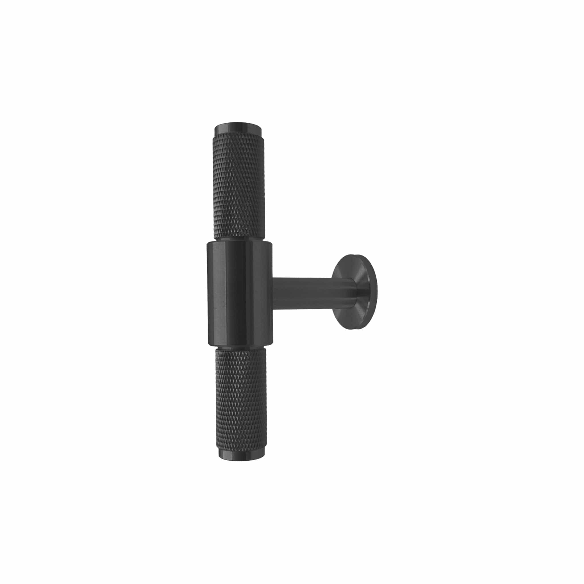 Cross T-Bar | Greb/Knop i Sort L 95 mm x D 50 mm Buster + Punch BP-UK-TB-H-BL-C FINICC