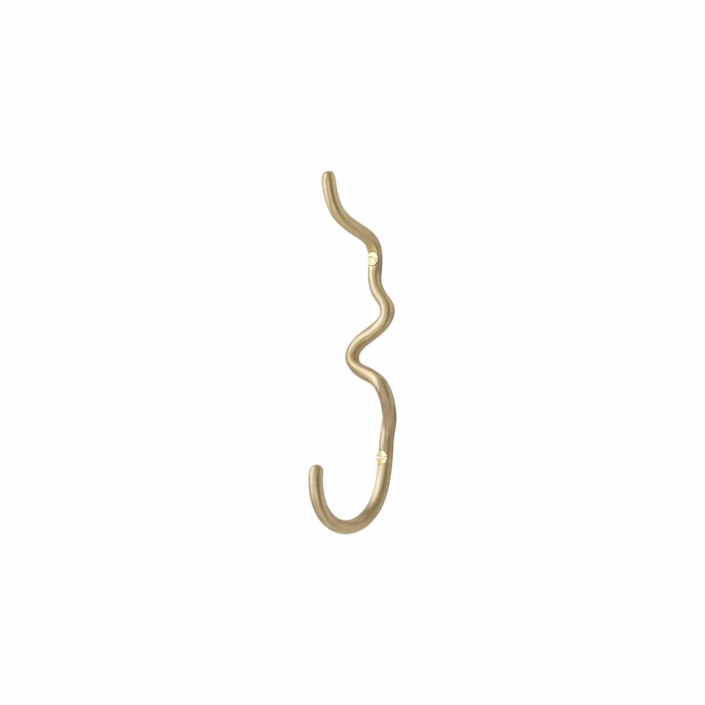 Curvature | Knage i Mat Messing Med lak L 30 mm x B 197 mm ferm LIVING FL-1104263289 FINICC