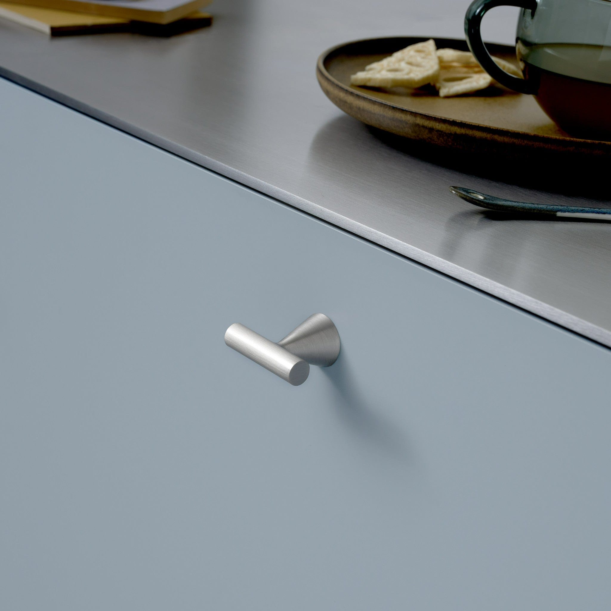 Delta | Greb/Knop i Rustfrit Stål Finish L 44 mm x D 36 mm Furnipart FP-554720023-66 FINICC