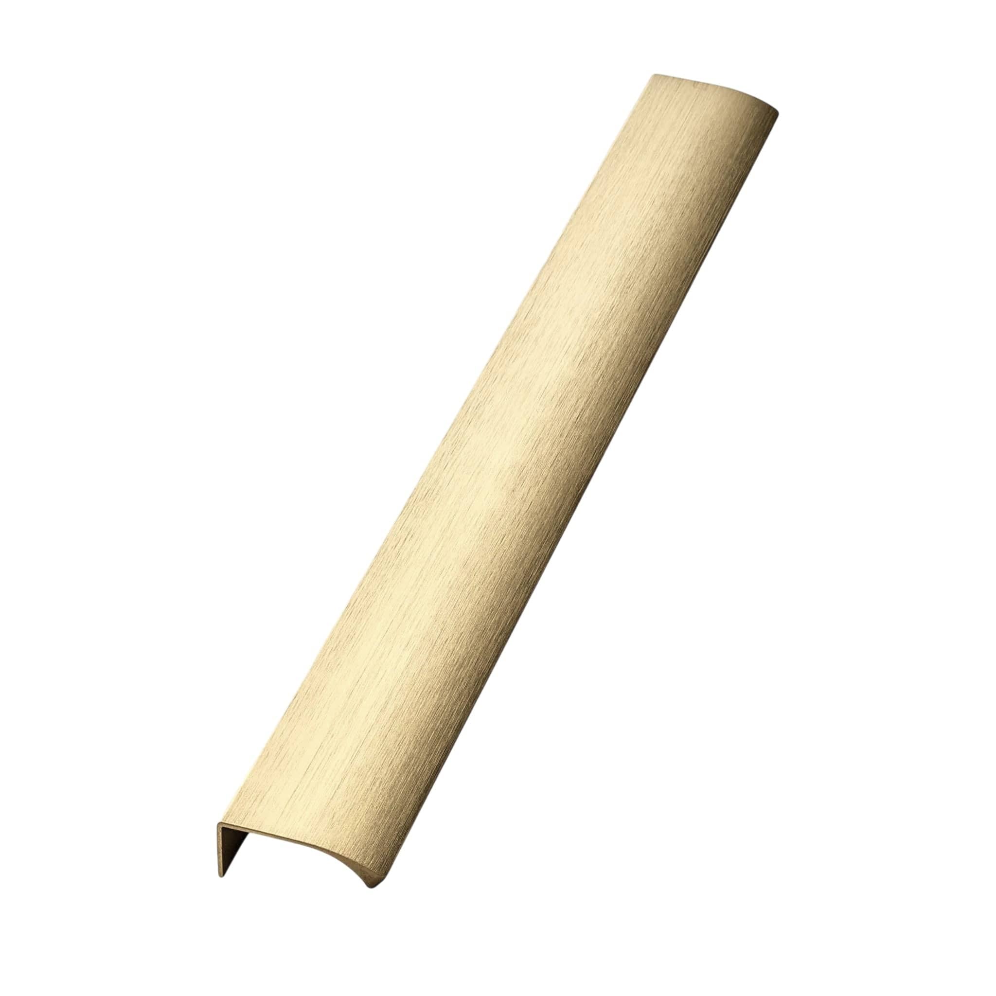 Edge Straight | Profilgreb i Børstet Messing Finish (2026 model) L 350 mm (C/C 2x160 mm) Furnipart FP-419720350-33.1 FINICC