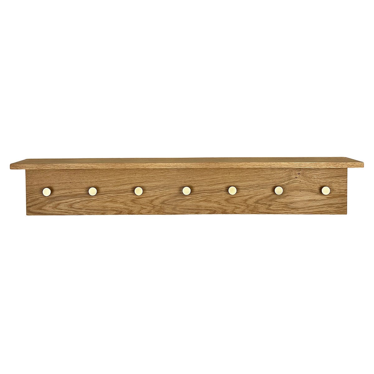 Fjord | Knagerække i Eg/Messing L 90 cm MOUD Home MH-211251 FINICC