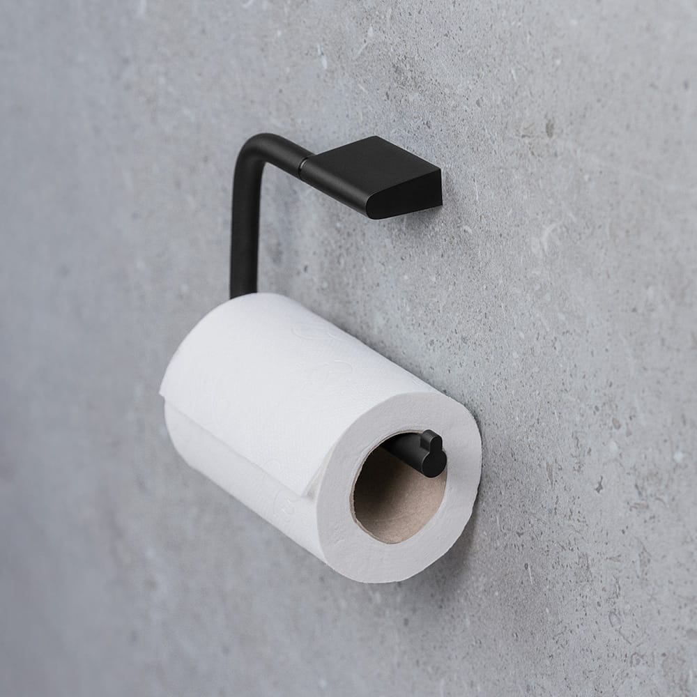 Flow | Toiletrulleholder i Mat Sort Beslag Design BD-620055-41 FINICC