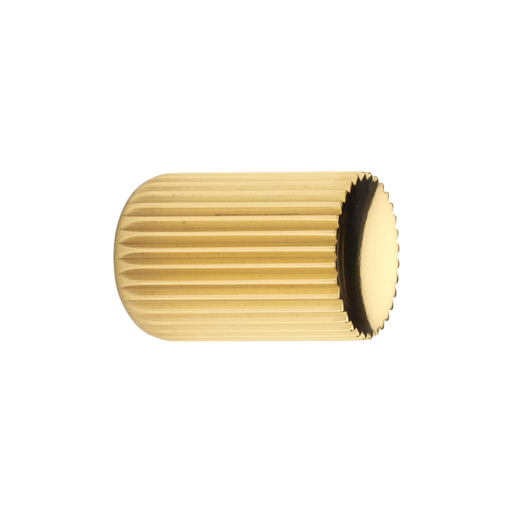 Lennon | Knop i Blank Messing Med lak Ø 20 mm x D 30 mm Habo HB-19996 FINICC