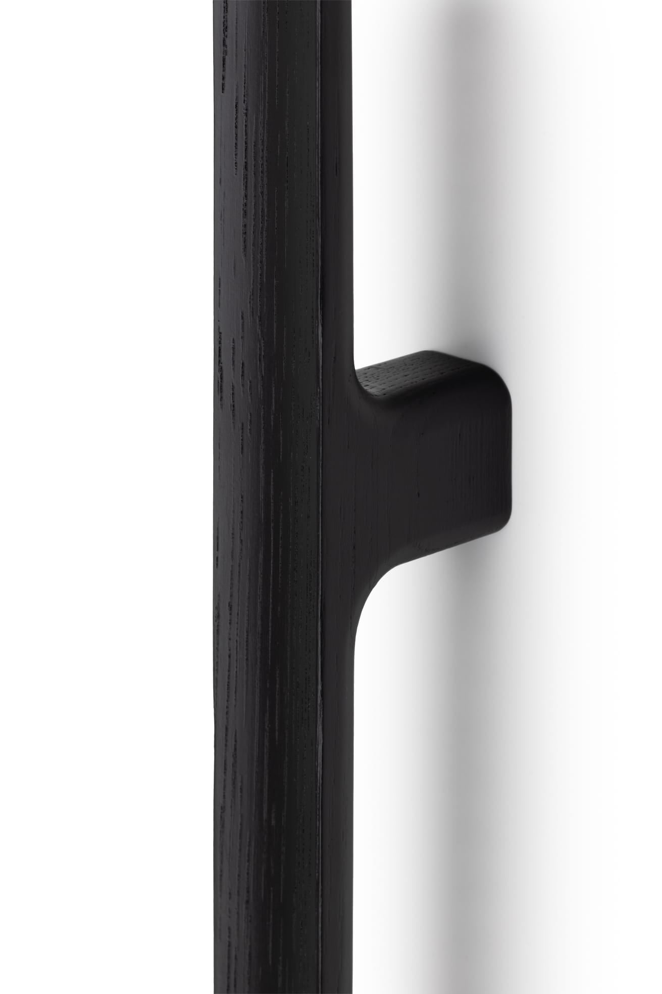 Luv Wood Big | Pull Bar i Lakeret Sort - En sidet montering L (C/C 384 mm) Viefe VF-0665384WM2 FINICC