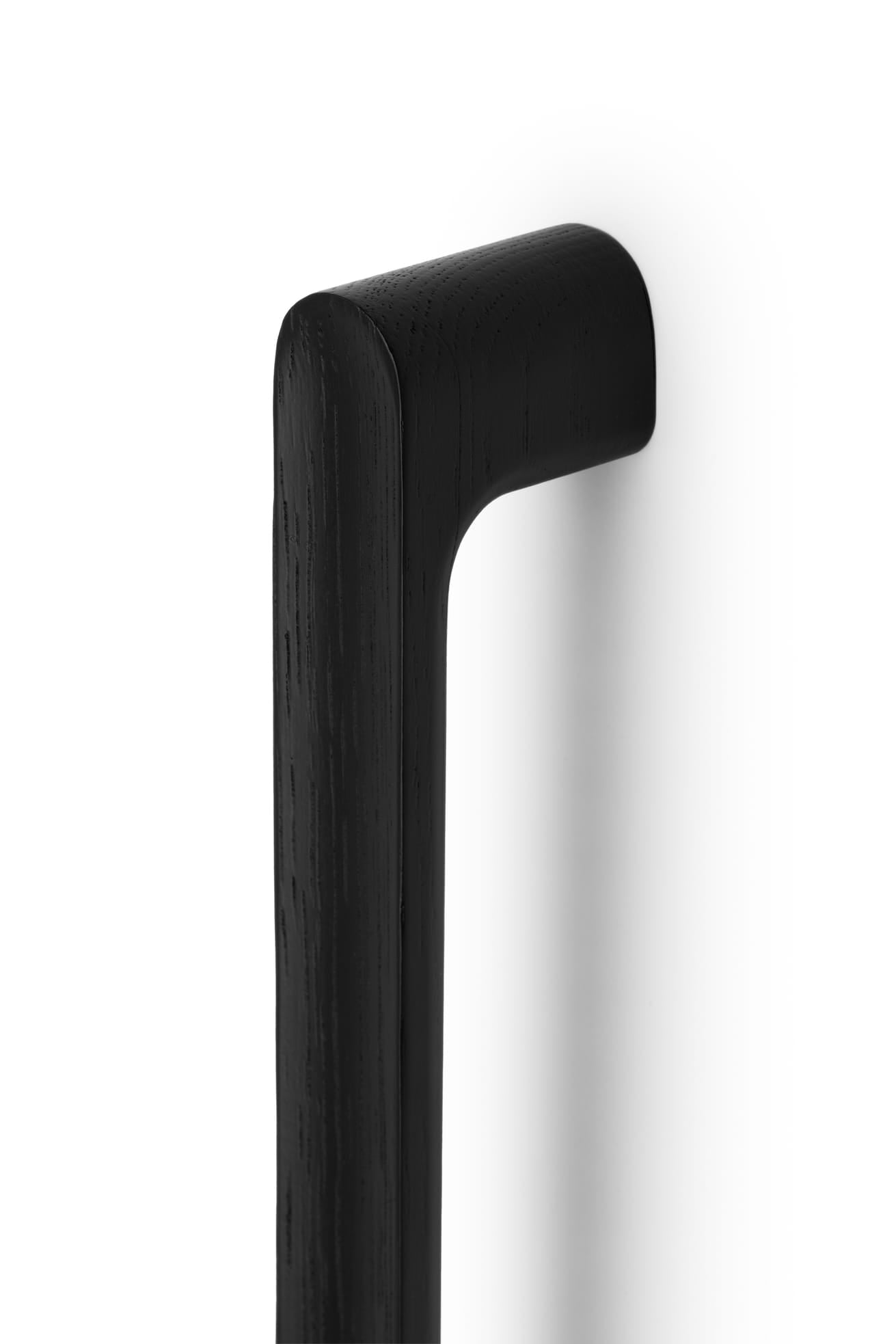 Luv Wood Big | Pull Bar i Lakeret Sort - En sidet montering L (C/C 384 mm) Viefe VF-0665384WM2 FINICC