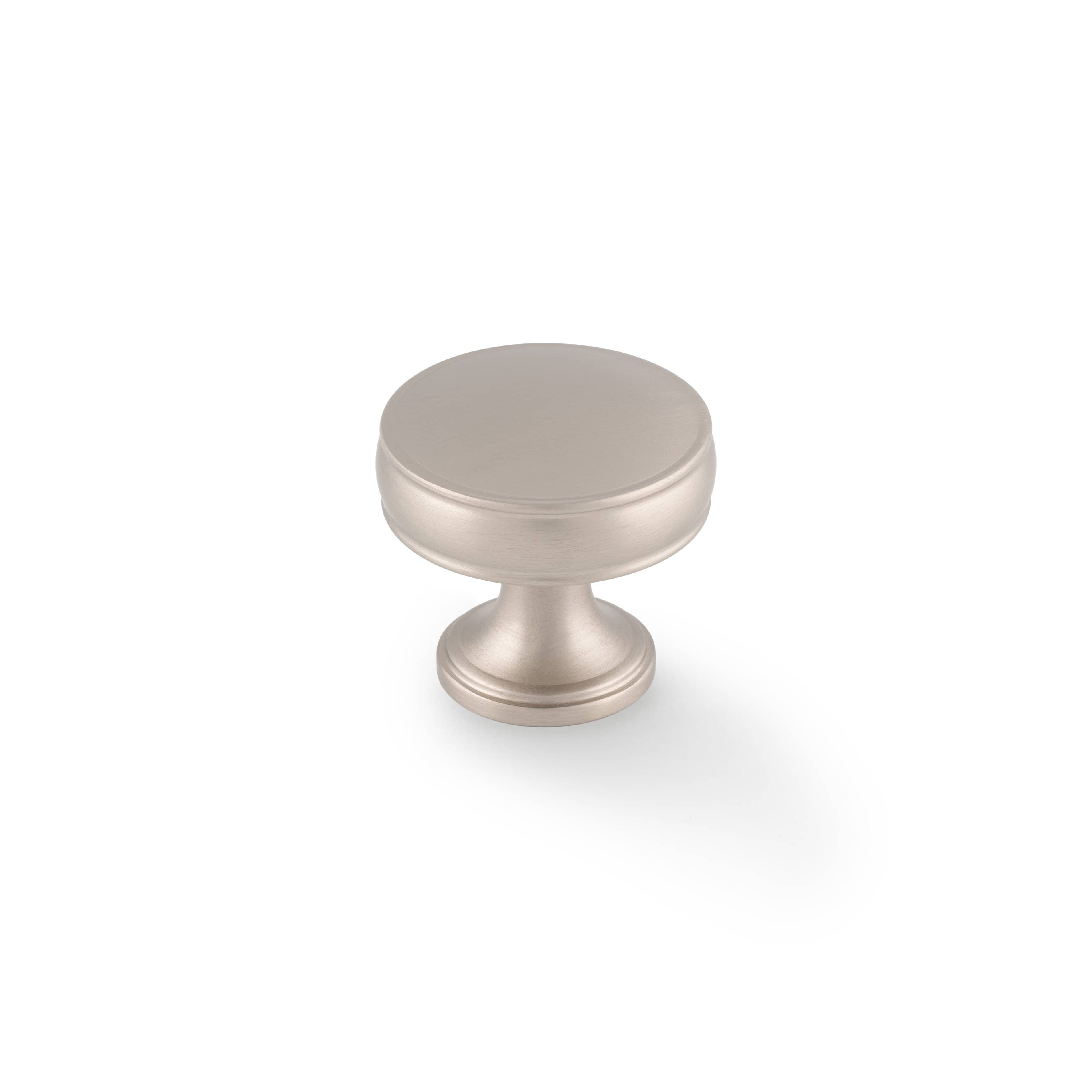 Lynd | Knop i Rustfrit Stål Finish Ø 32 mm x D 29 mm Alexander & Wilks AW808-32-SN FINICC