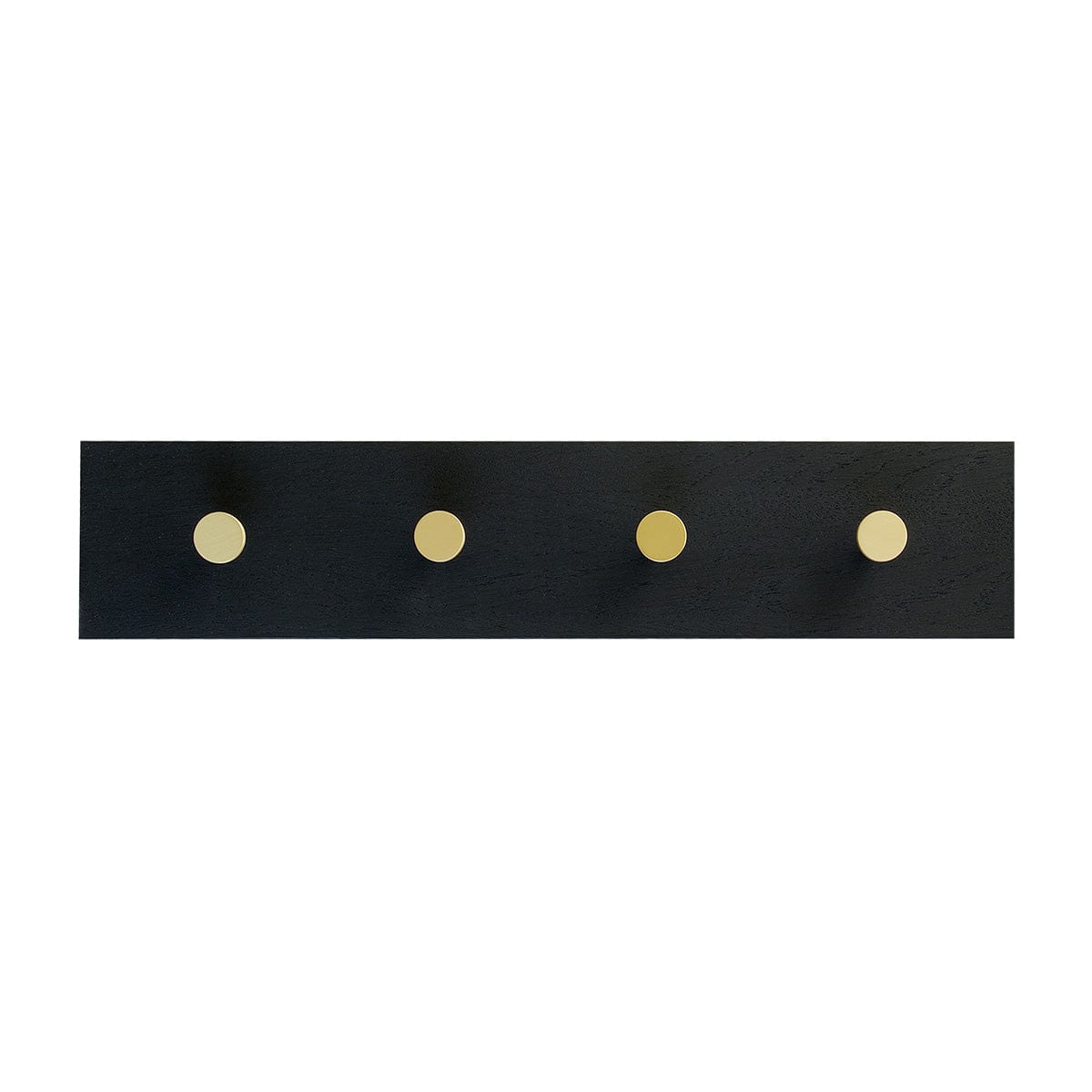 Oak Row | Knagerække i Sort/Messing L 50 cm x B 10 cm MOUD Home MH-211150 FINICC