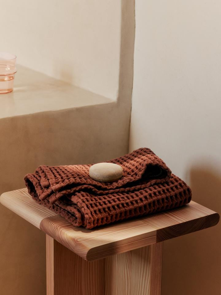 Organic | Håndklæde i Brown Clay ferm LIVING FINICC