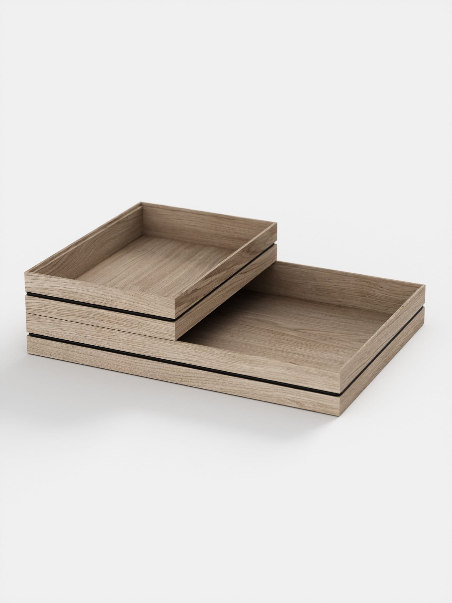 Organise Large | Bakke i Ubehandlet Eg L 34 cm x D 25 cm Moebe MB-ORGLO FINICC
