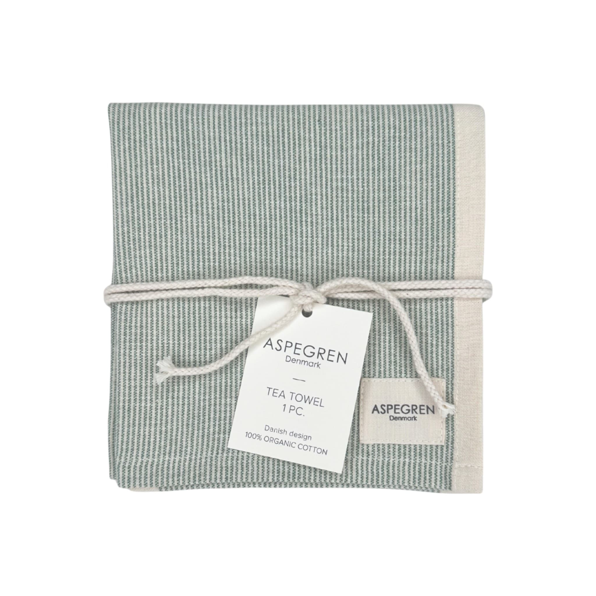 Pinstripe | Viskestykke i Spinach Aspegren AG-4706 FINICC