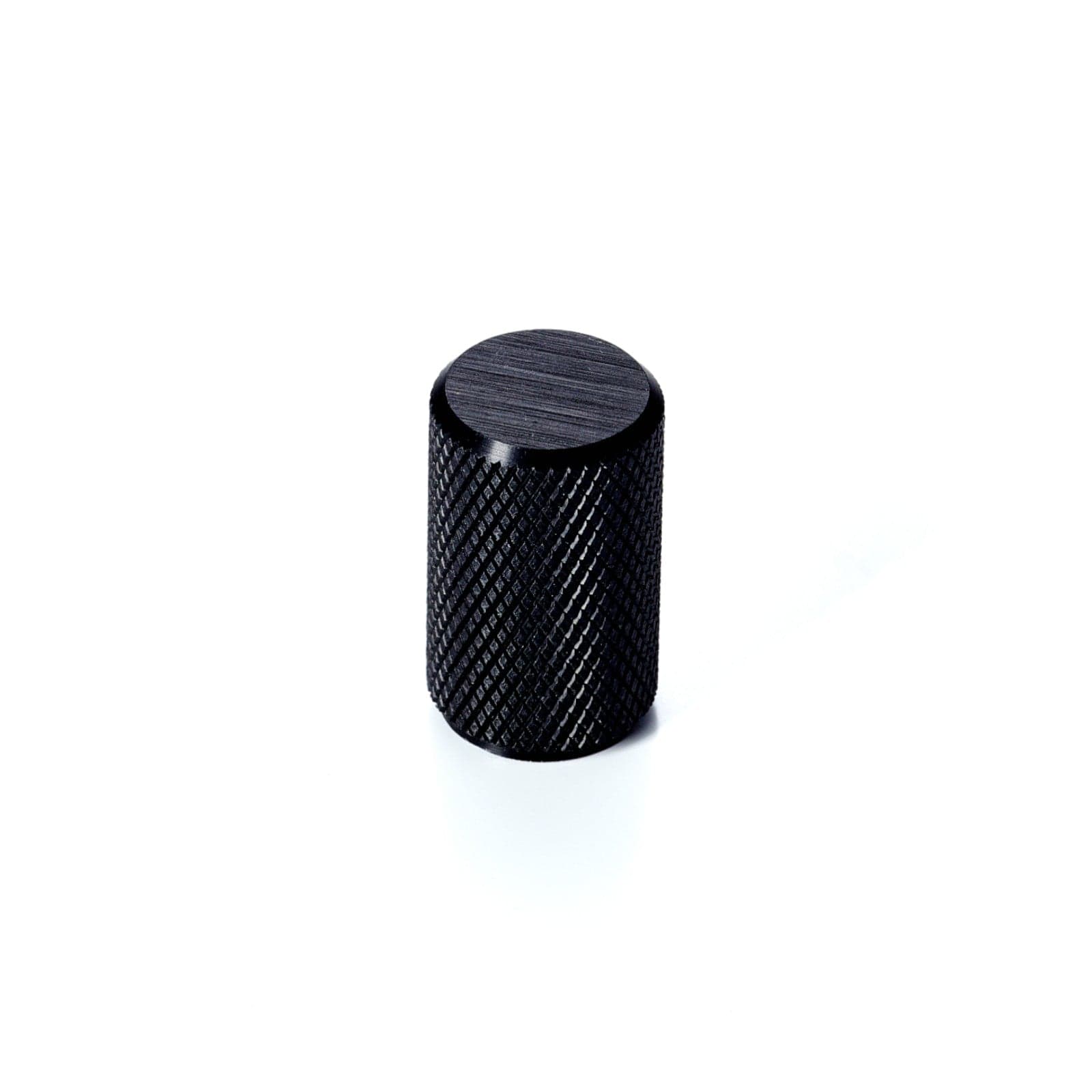 Quilt | Knop i Børstet Sort Ø 18 mm x D 30 mm METAKOR MK-70.4153.91 FINICC