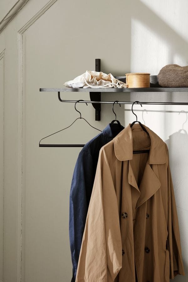 Sector Rack Shelf - Black Ash/Brass ferm LIVING FL-1104265323 FINICC