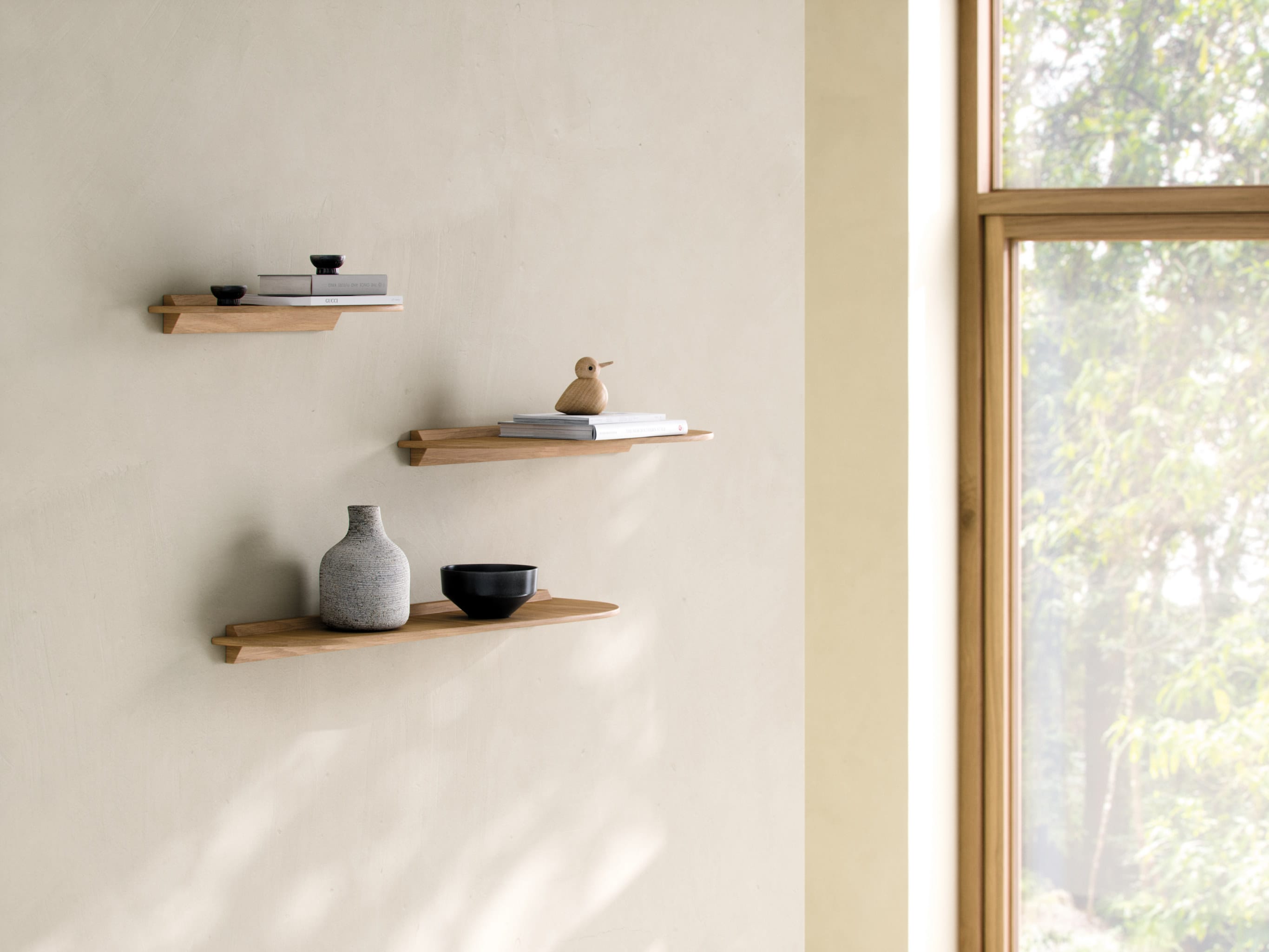 Shelf 1 | Hylde i Olieret Eg L 40 cm x B 18 cm Andersen Furniture AF-4-165025 FINICC