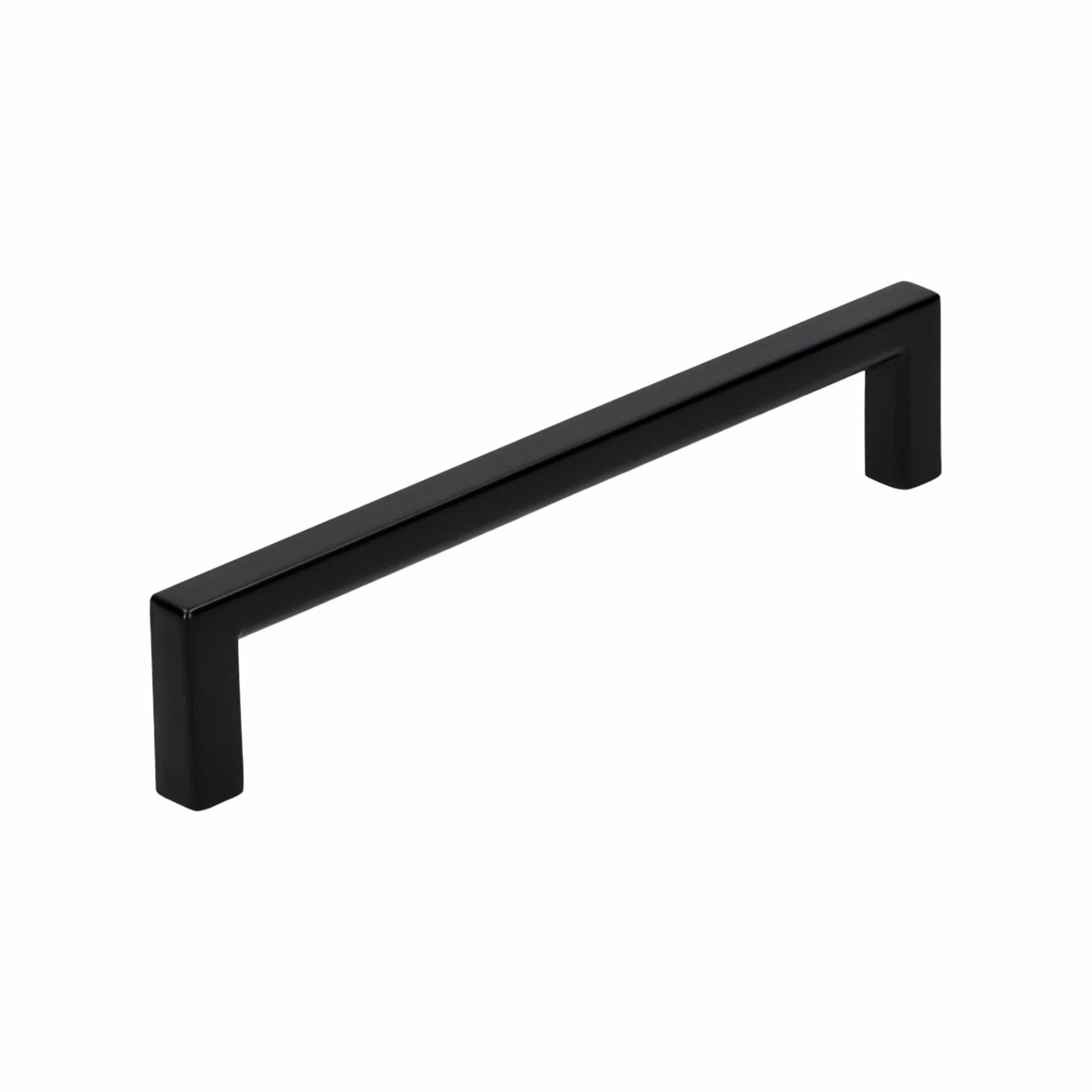 Square Slim | Greb i Mat Sort L 136 mm (C/C 128 mm) SIRO SR-2108-136PB12 FINICC