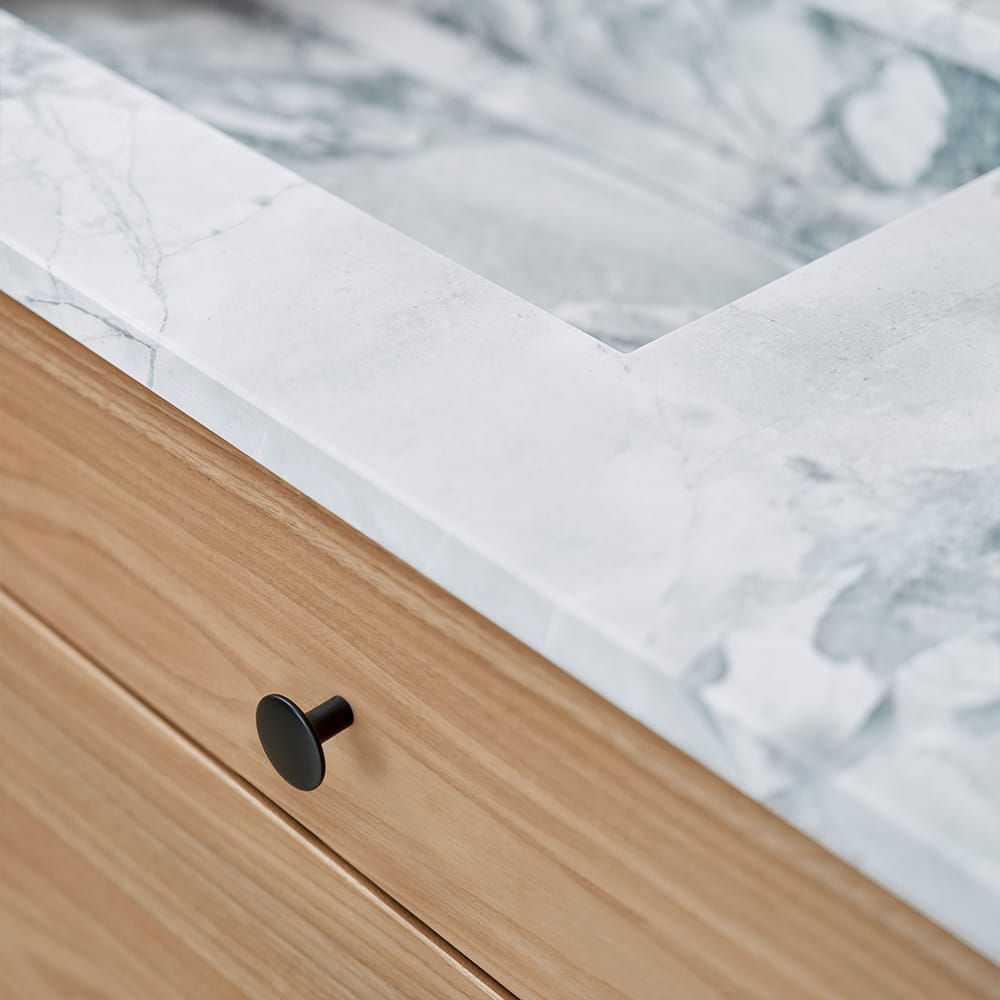 Tango | Knop i Mat Sort Ø 30 mm x D 23 mm Beslag Design BD-373411-11 FINICC