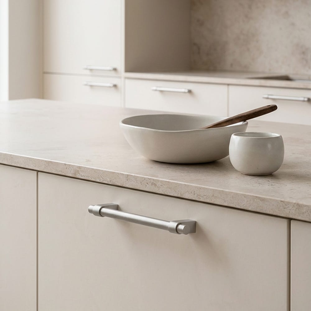 Trace | Greb i Rustfrit Stål finish Beslag Design FINICC