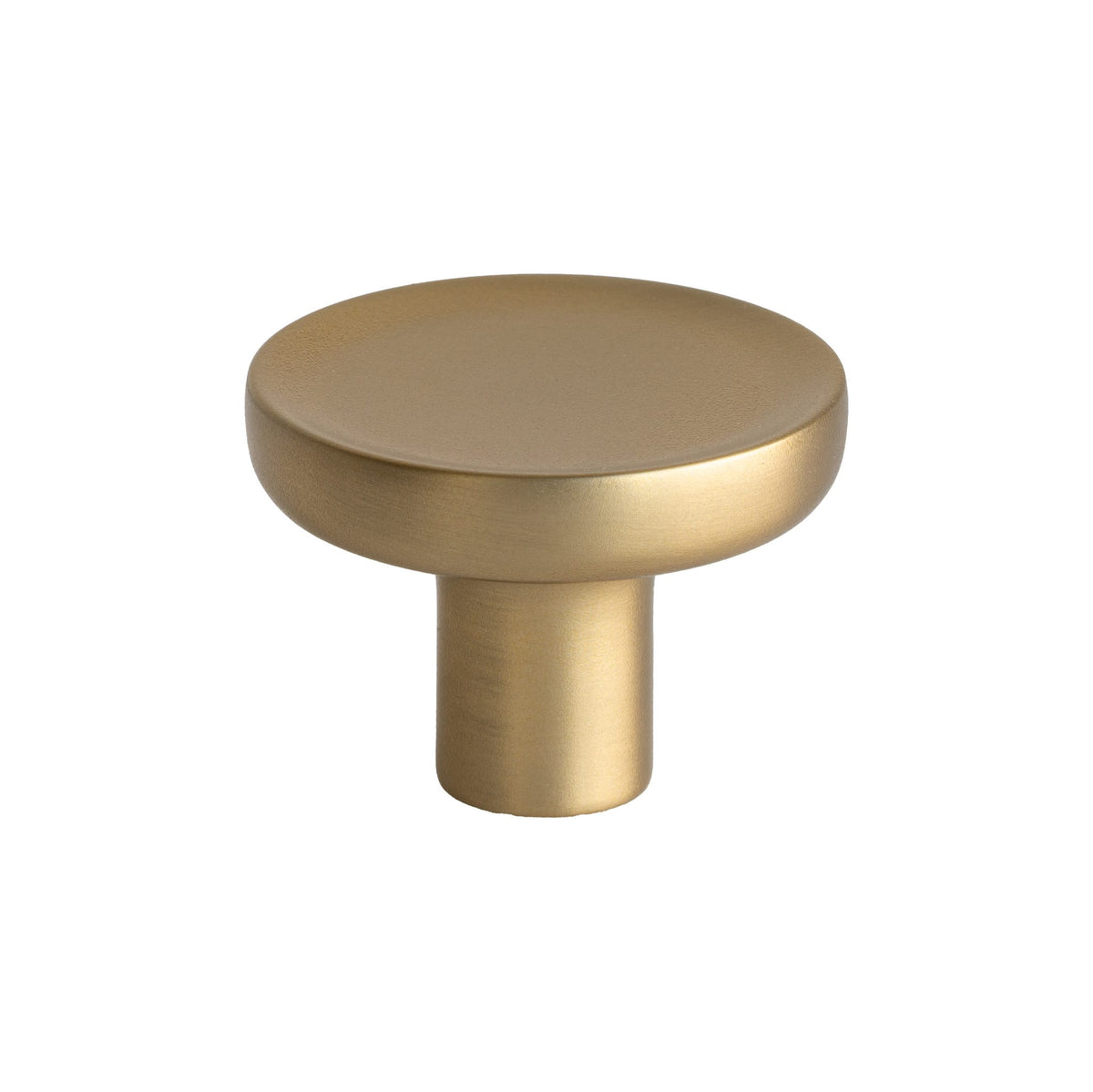 Vibe Soft | Knop i Børstet Guld finish Ø 38 mm x D 28 mm Beslag Design BD-308457-11 FINICC