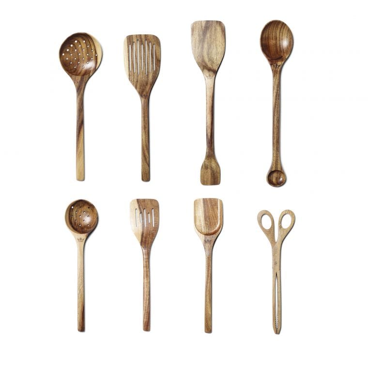Wooden | Køkkensæt i Akacie - 8 dele Dutchdeluxes DD-WUA-SET-8 FINICC