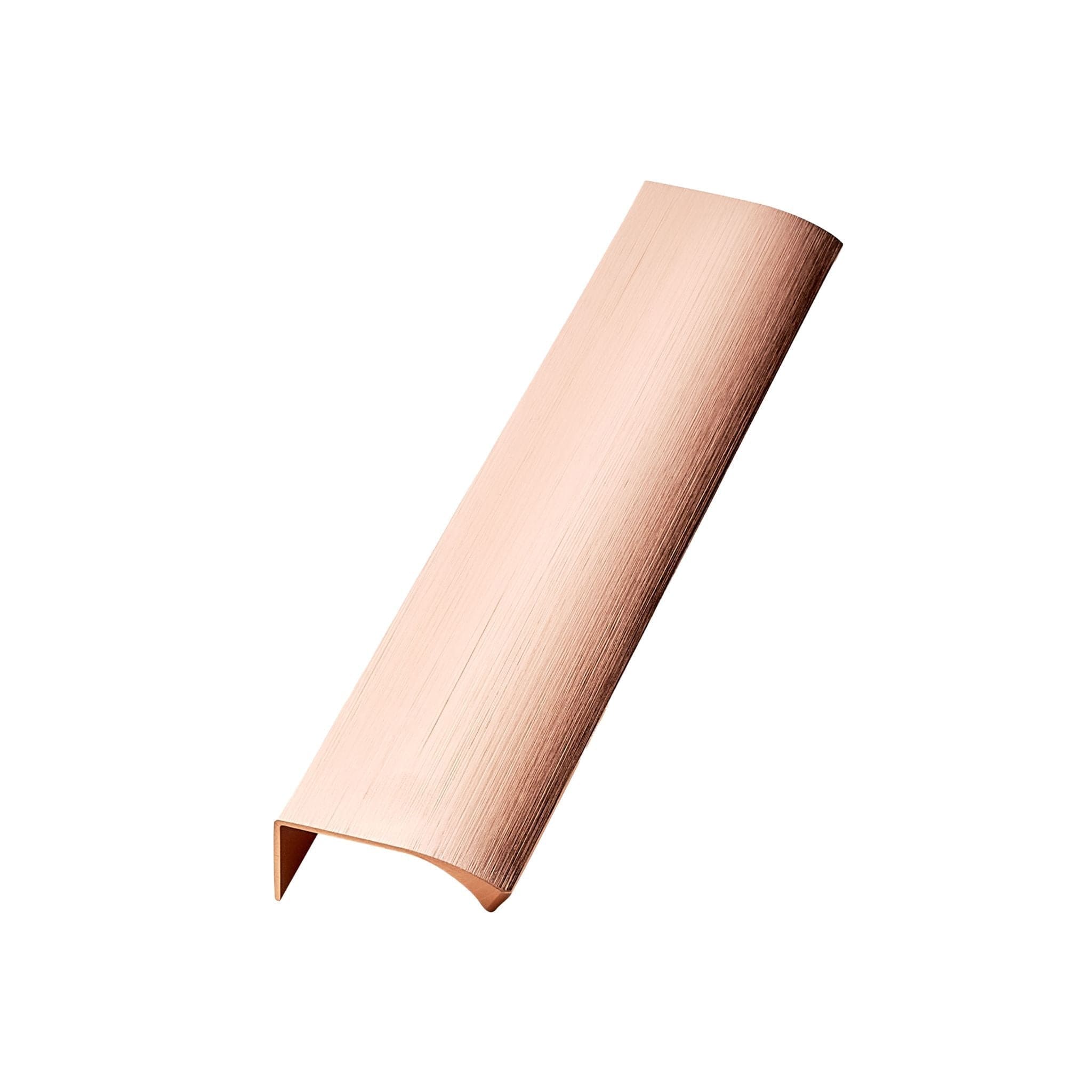 Edge Straight | Greb i Børstet Kobber L 200 mm (C/C: 2x80 mm) Furnipart FP-419720200-87.1 FINICC