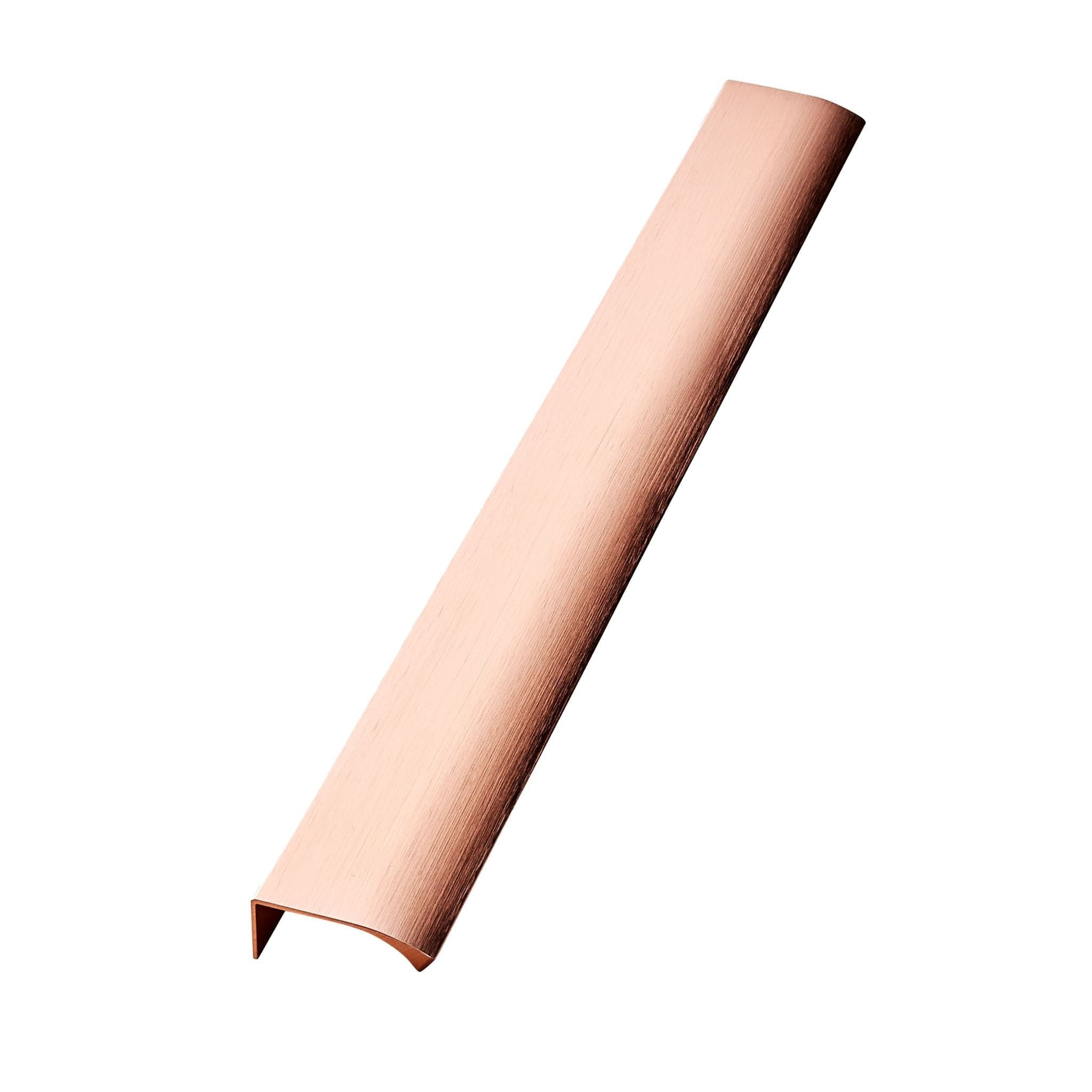 Edge Straight | Greb i Børstet Kobber L 350 mm (C/C: 2x160 mm) Furnipart FP-419720350-87.1 FINICC