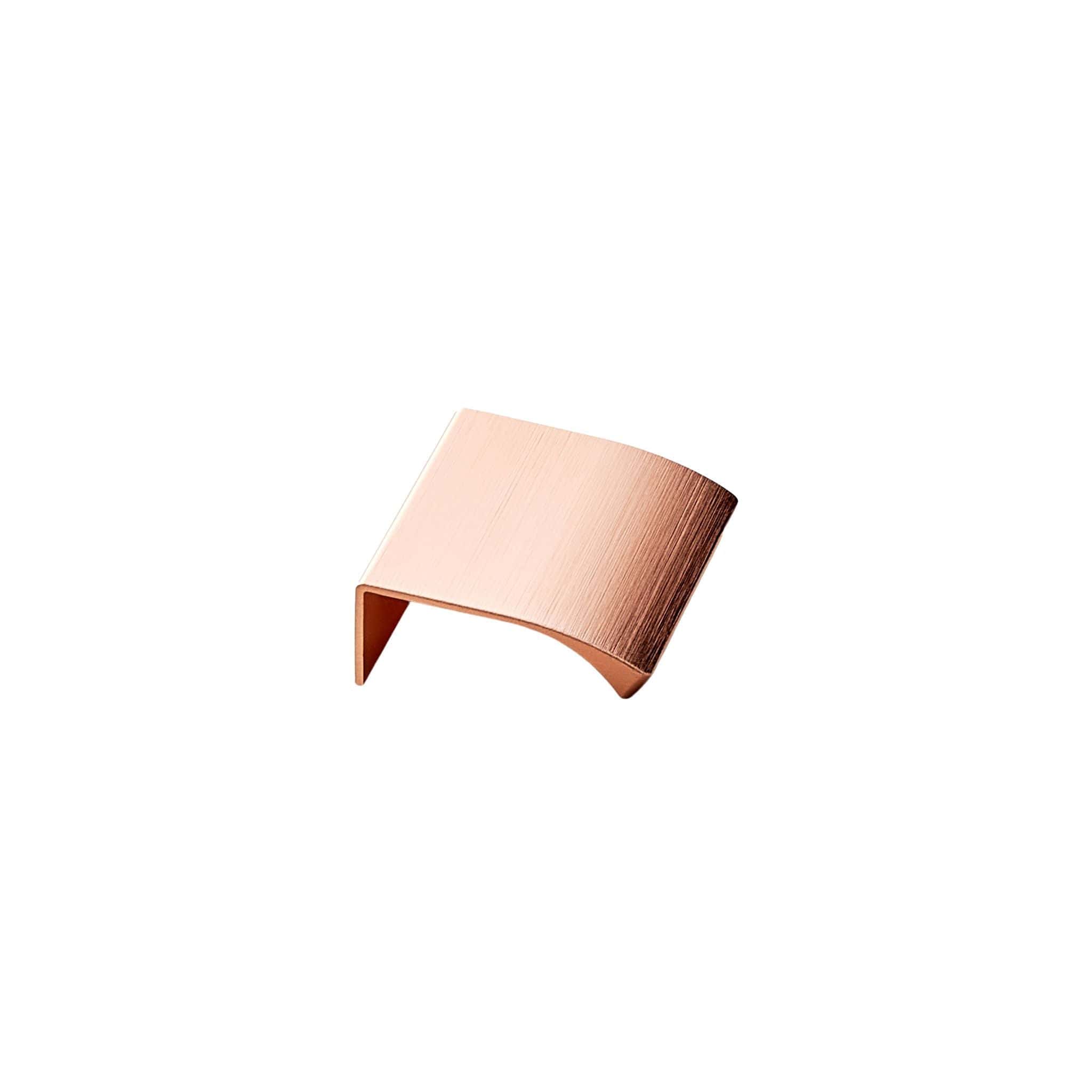 Edge Straight | Greb i Børstet Kobber L 40 mm (C/C: 20 mm) Furnipart FP-419720040-87.1 FINICC