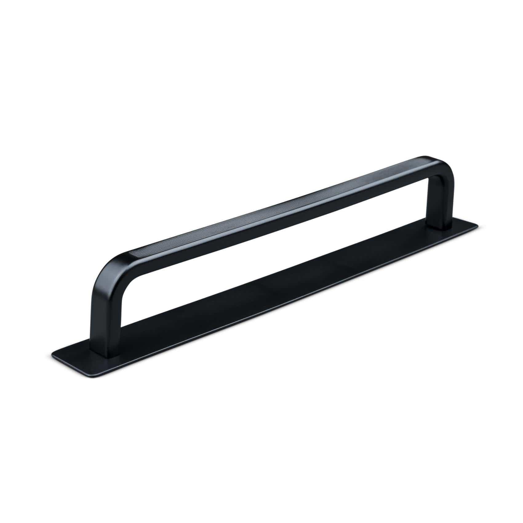 Gardone Stripe | Greb i Mat Sort med bagplade L 166 mm (C/C 160 mm) Theofils TF-10200321-BP FINICC