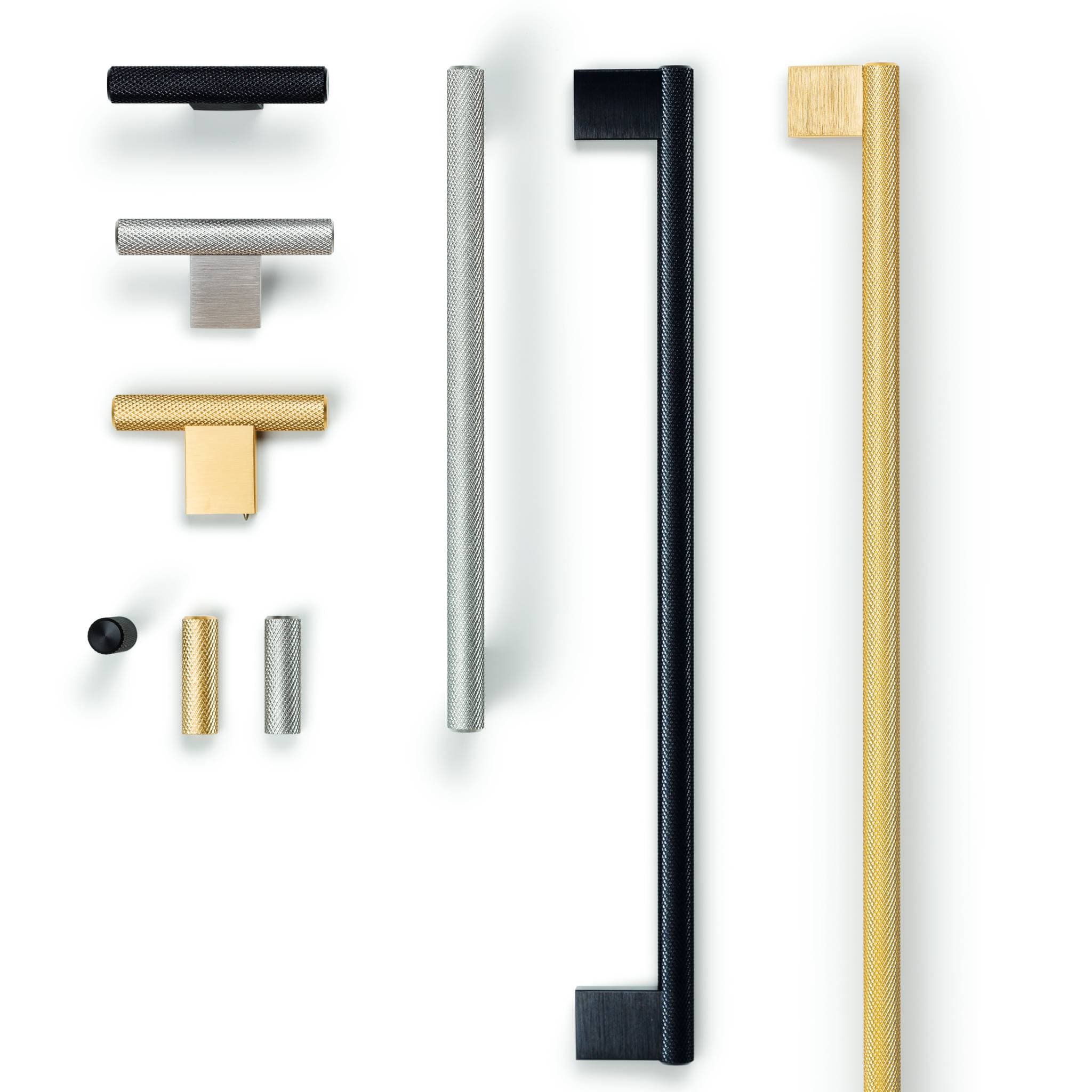 Graf Mini T-Bar | Greb/Knop i Børstet Messing L 60 mm x D 33 mm Viefe VF-0430060L291 FINICC