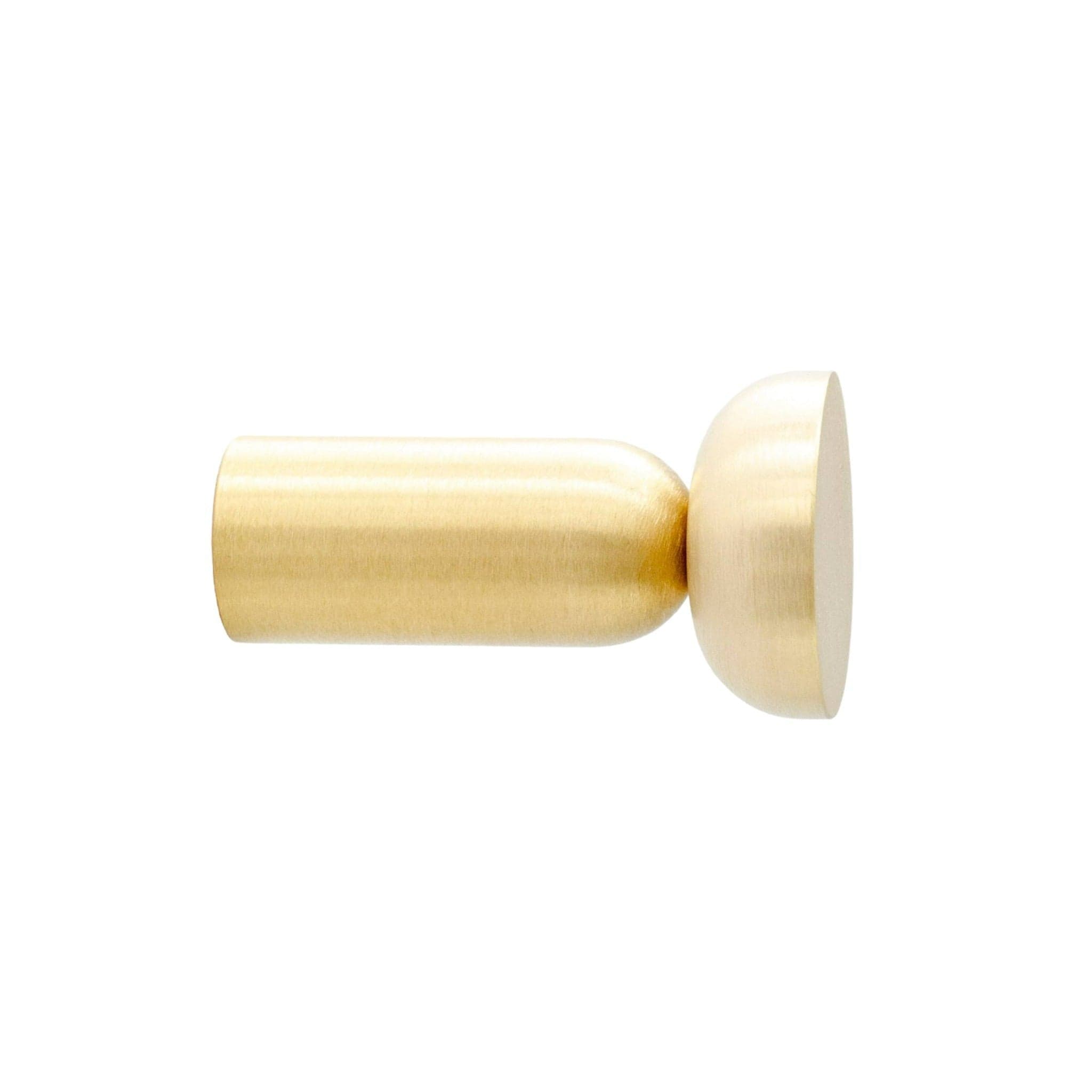 Kokeshi 3052 | Knage i Børstet Messing uden Lak Ø 30 mm x D 52 mm BB Sweden BB-KR31MB FINICC