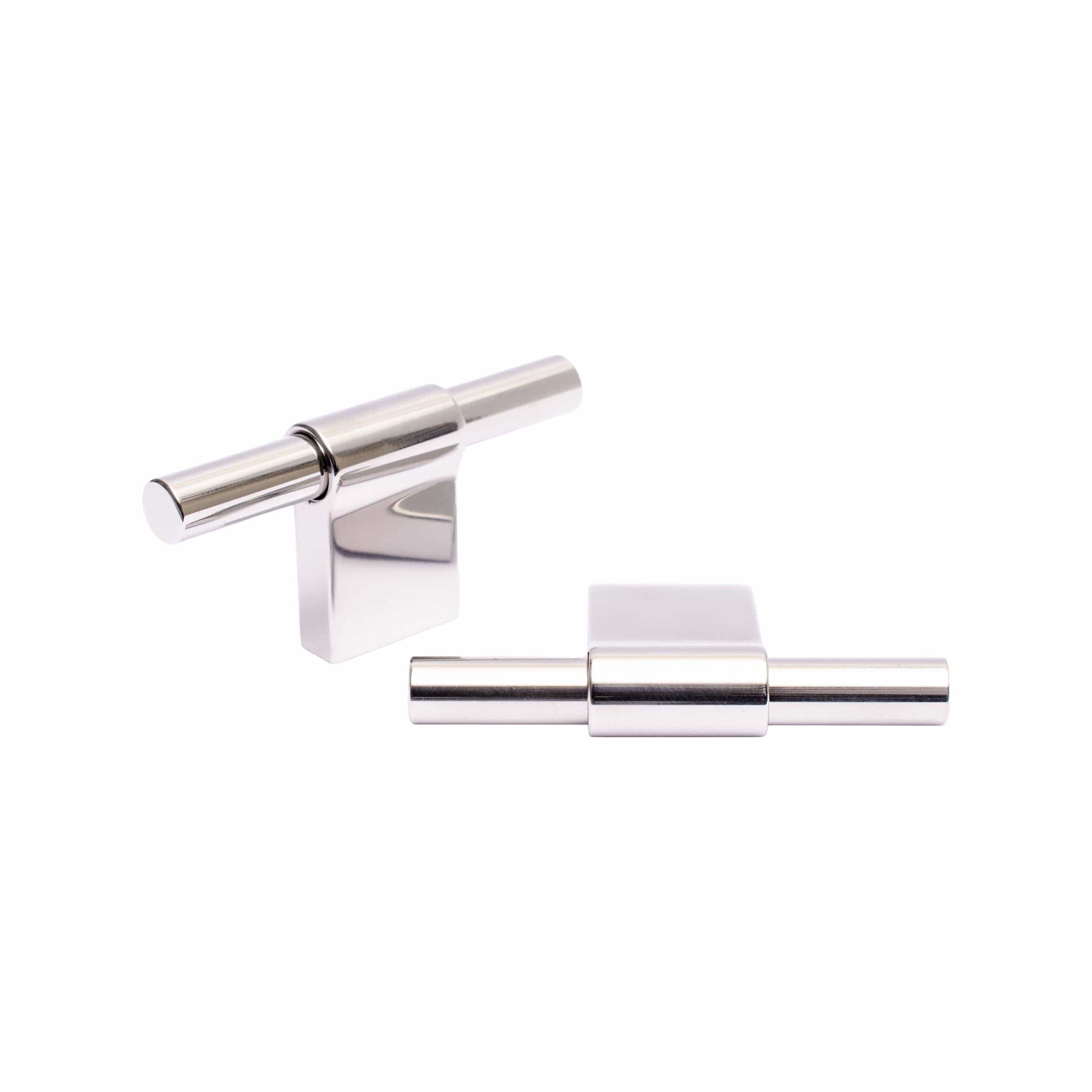 Line Slim T-Bar | Greb/Knop i Børstet Rustfrit Stål L 60 mm (C/C 12 mm) BB Sweden BB-KN28RB FINICC