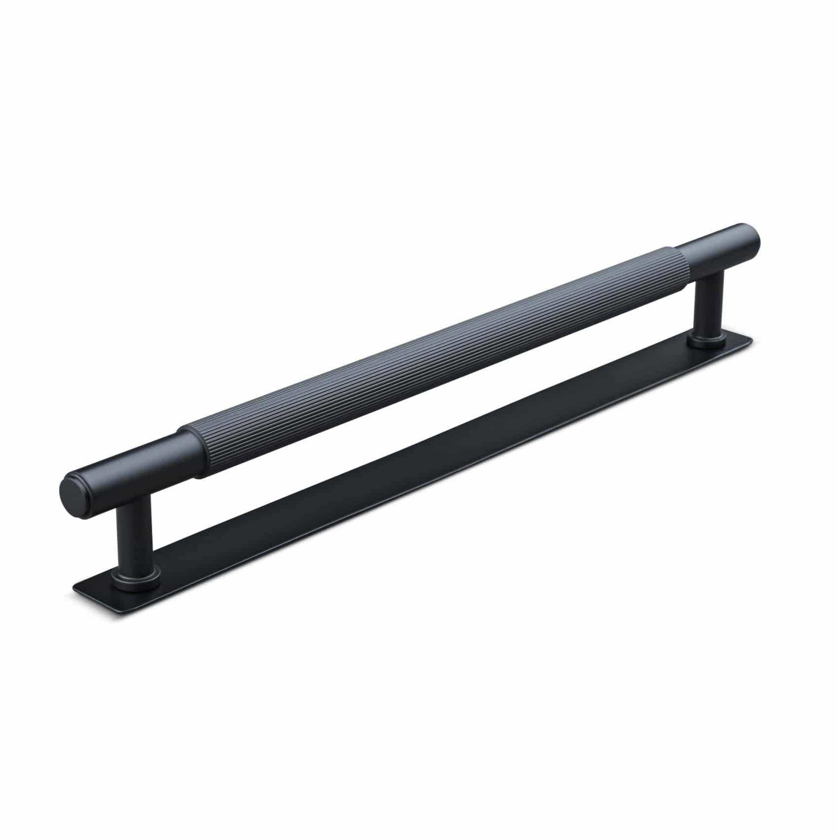 Salo Stripe | Greb i Mat Sort med bagplade L 261 mm (C/C 224 mm) Theofils TF-10200291-BP FINICC