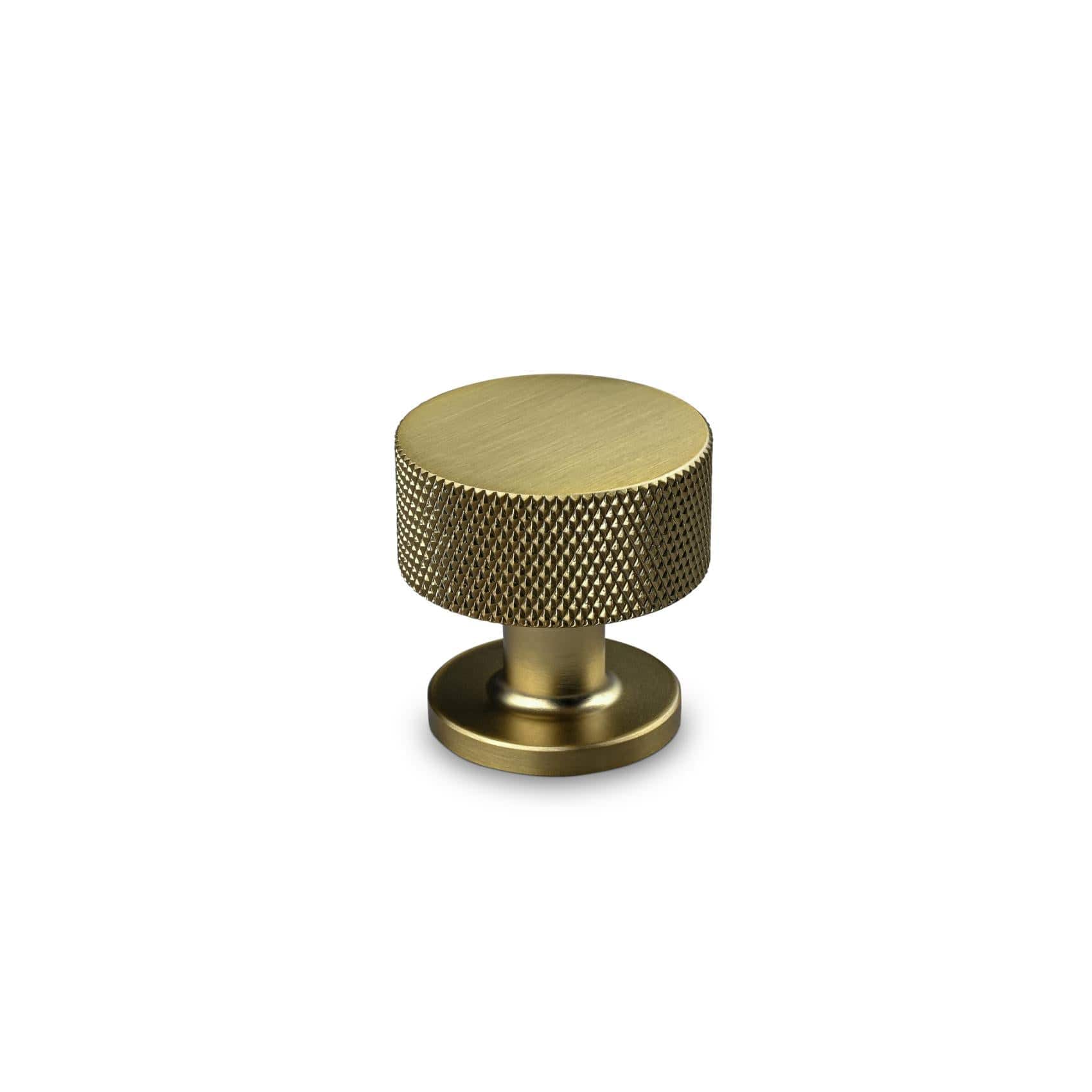 Sassari Cross | Knop i Mat Messing Ø 30 mm x D 30 mm Theofils TF-10200227 FINICC