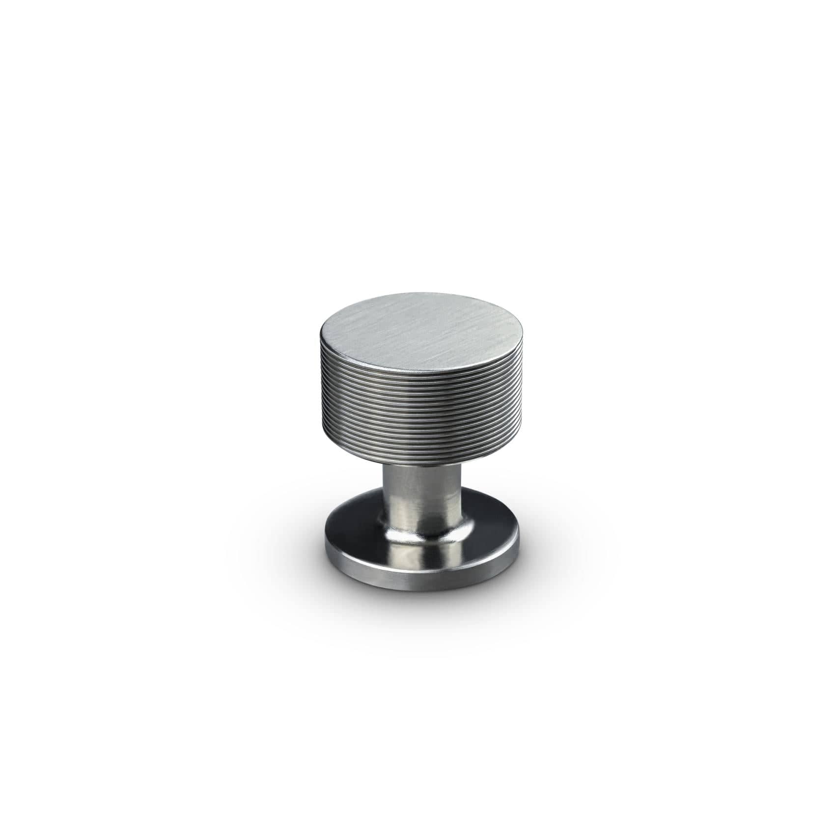 Sassari Stripe | Knop i Rustfrit Stål Finish Ø 25 mm x D 30 mm Theofils TF-10200244 FINICC