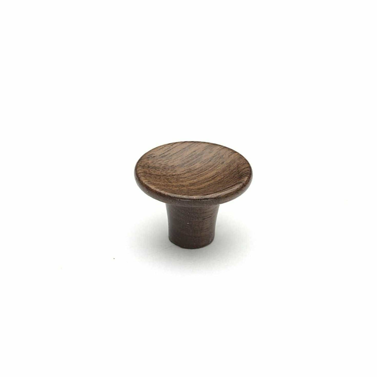 Tuba | Møbelknop eller Knage i Lakeret Valnød Ø 28 mm x D 19 mm Vonsild VS-109120028-292 FINICC