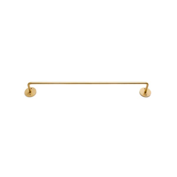 Wall | Håndklædeholder eller Køkkenstang i Børstet Messing Med lak L 60 cm x D 7 cm MOUD Home MH-210802 FINICC