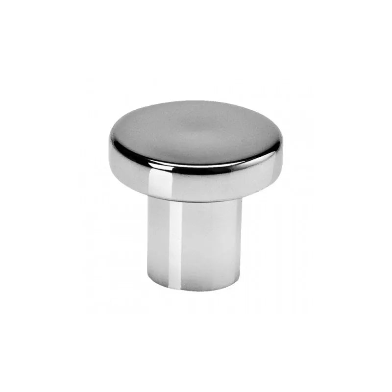 2078 | Knop i Blank Krom Ø 28 mm x D 25 mm Beslag Design BD-36801-11 FINICC
