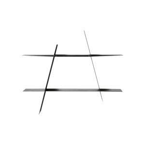 A-shelf Medium | Hylde i Sort Stål