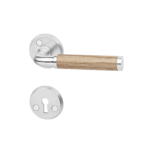 A383-2991 | Dørhåndtag i Rustfrit Stål Finish / Eg