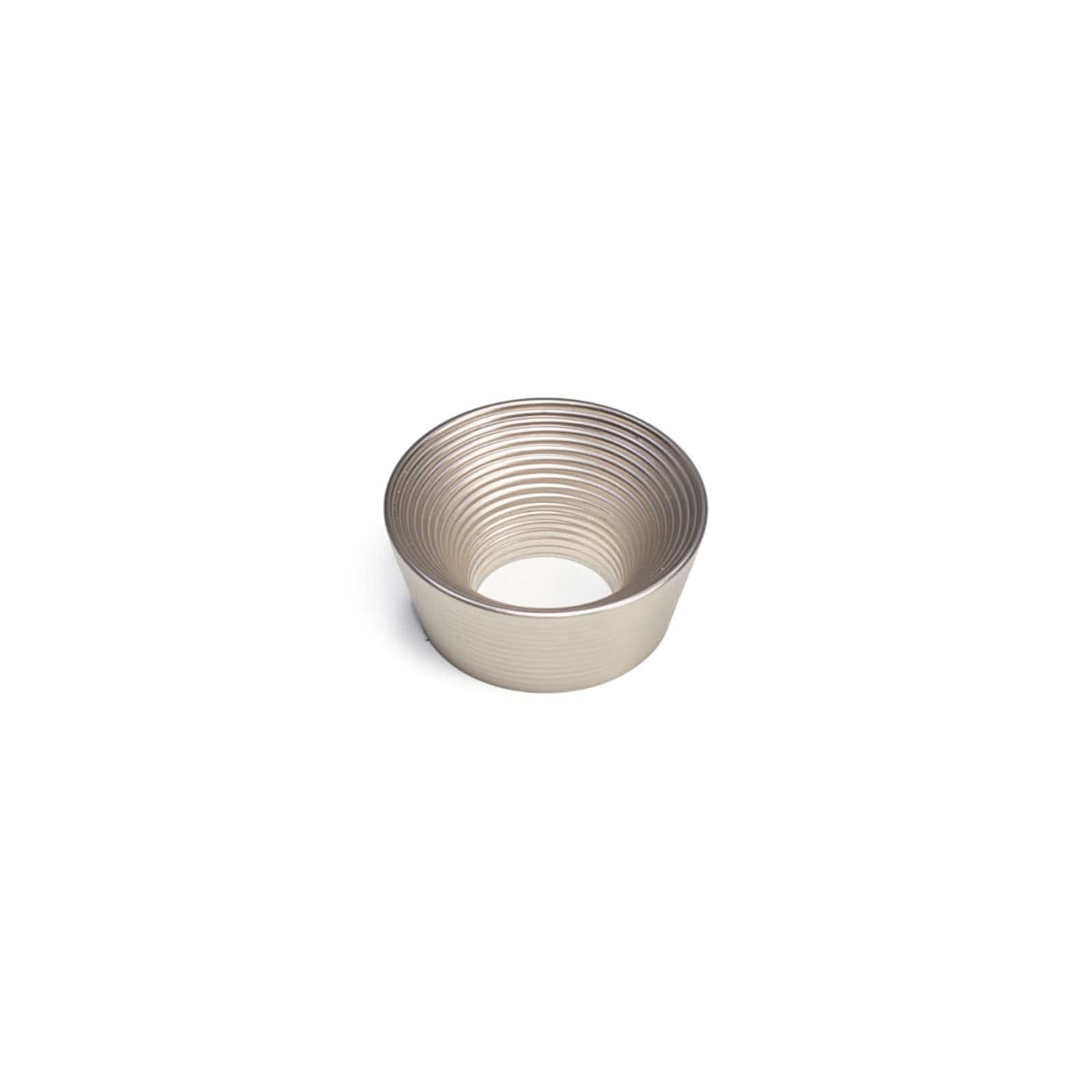 Arena | Knop i Børstet Rustfrit Stål Finish Ø 48 mm x D 20,5 mm METAKOR MK-11.4213.29 FINICC