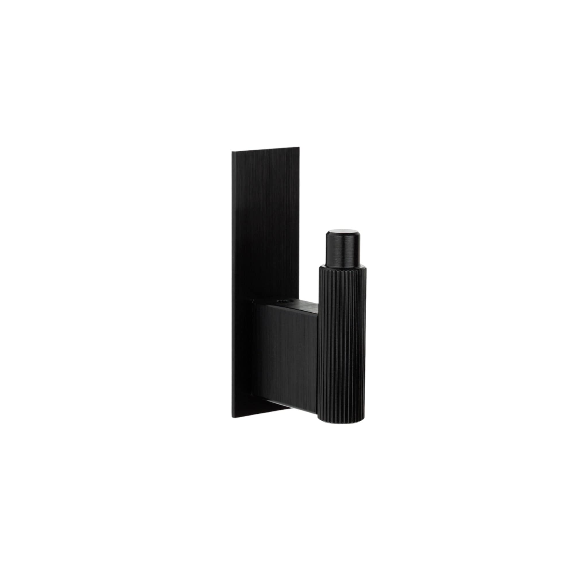 Arpa Plate | Knage i Børstet Sort H 80 mm x D 43 mm Viefe VF-7036025L30 FINICC