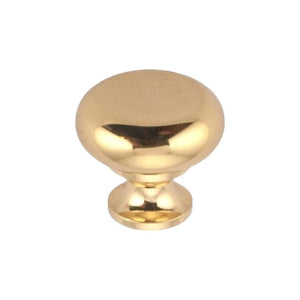 Art 100 | Knop i Blank Messing Med lak