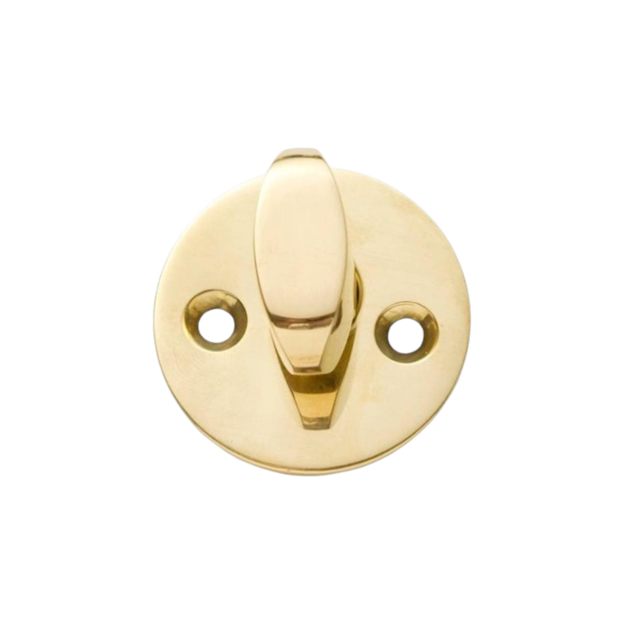 AW Design | Vriderlås til hoveddør i Blank Messing Uden lak Ø 50 mm (C/C 30 mm) Et Al KC-231509 FINICC